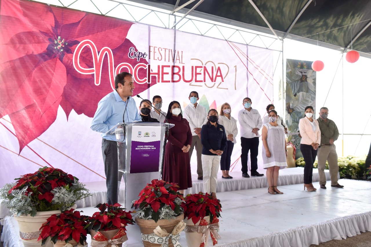Inaugura Cuauhtémoc Blanco Expo Festival de la Nochebuena 2021 | MORELOS