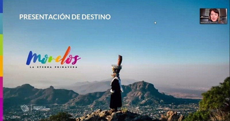 Participa Morelos en seminario web Vive, siente y explora México
