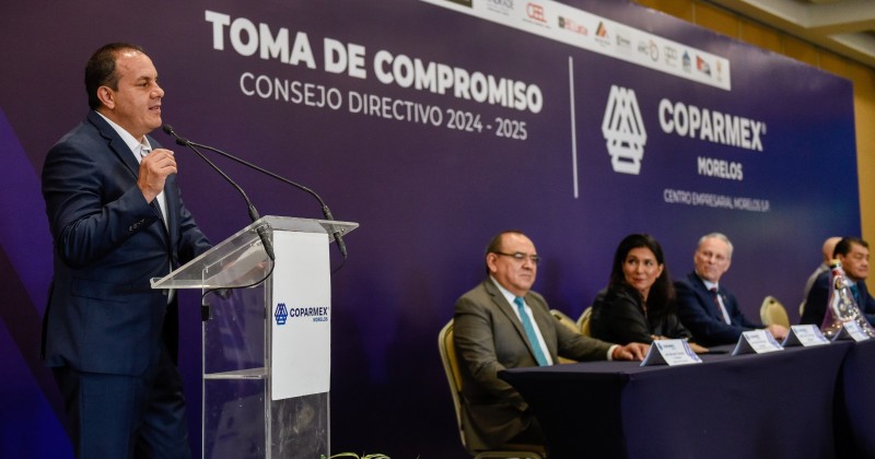 Ratifica Gobierno de Cuauhtémoc Blanco puertas abiertas al sector empresarial para continuar con el desarrollo de Morelos