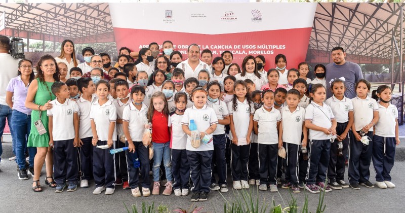 Impulsa Gobierno de Cuauhtémoc Blanco proyectos para la sana convivencia y práctica de disciplinas deportivas en Tetecala