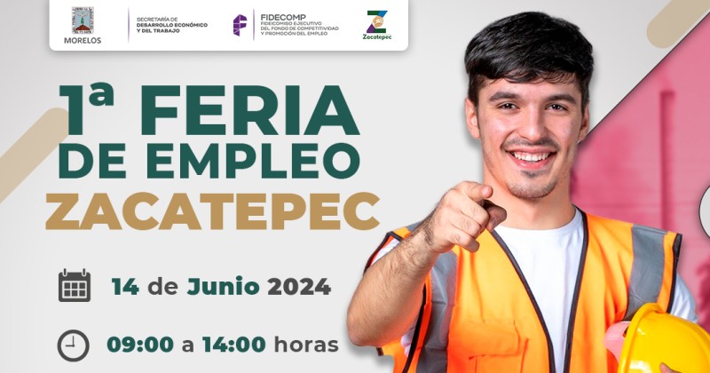 Alista SNE Morelos tres Ferias del Empleo para este mes con una oferta de más de mil 500 vacantes