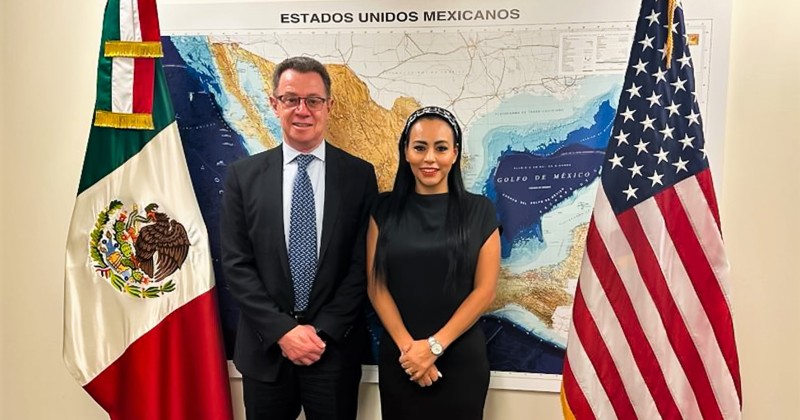 Genera Gobierno de Morelos lazos de trabajo con la Embajada de México en Estados Unidos