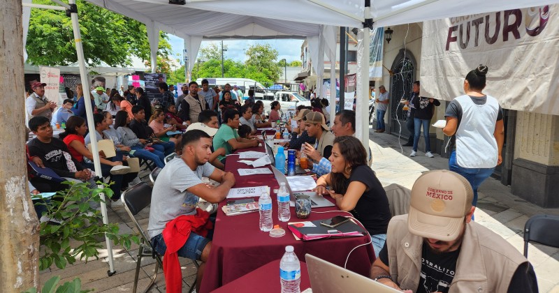 Acerca SDEyT y JCF la mayor oferta de vacantes en la historia de Ayala durante “Feria de Empleo 2023”