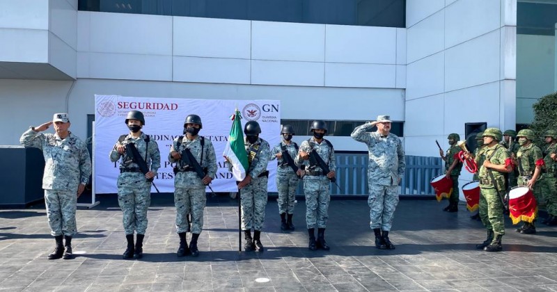 Rinde protesta Valentín Pedroza Gutiérrez como coordinador estatal de la Guardia Nacional en Morelos