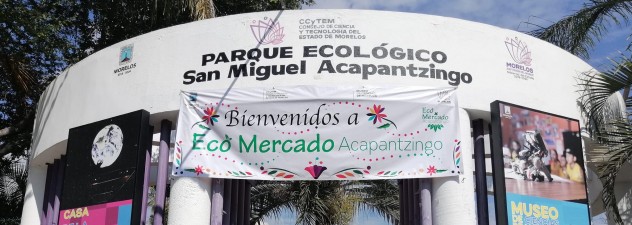 Promueve CCyTEM consumo local mediante eco mercado en el Parque Ecológico San Miguel Acapantzingo