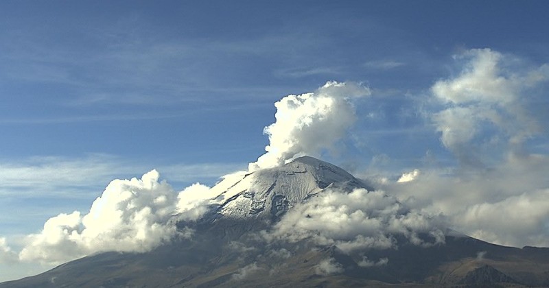 Reporte monitoreo del Volcán Popocatépetl