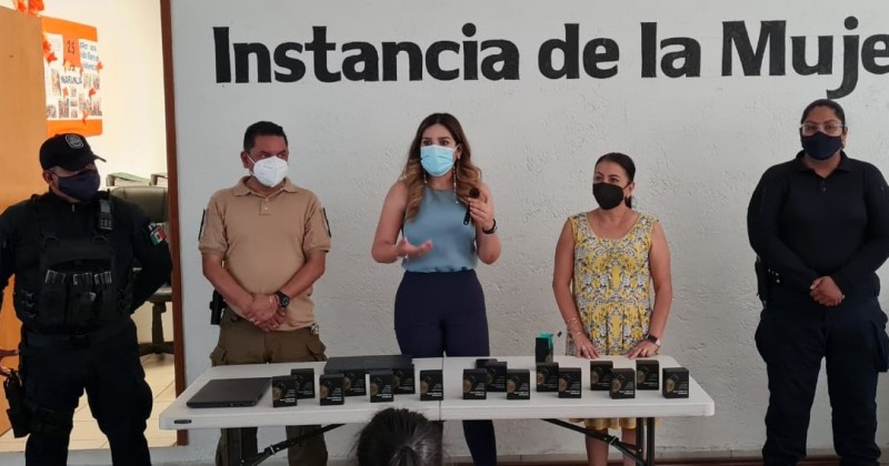 Mantiene CES entrega de pulseras de pánico en diferentes municipios de Morelos