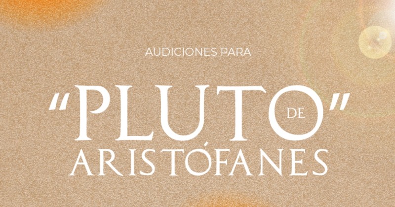 Se realizarán audiciones con actores egresados del CMA y la UAEM para coproducción del montaje “Pluto”