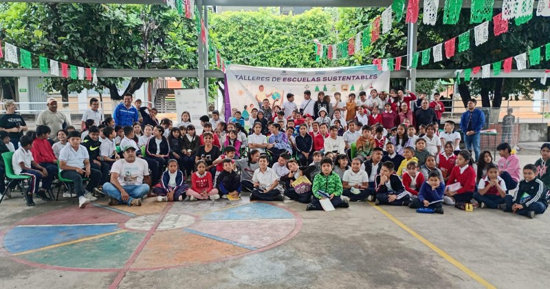 Continúa SDS fomento de la educación ambiental entre estudiantes de Tlaltizapán