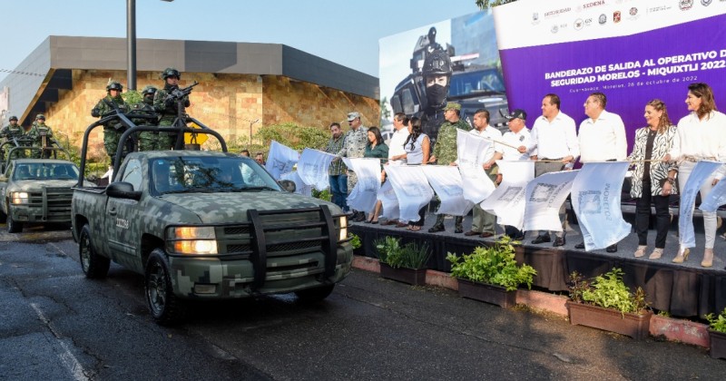 Pone en marcha Cuauhtémoc Blanco operativo de seguridad Morelos-Miquixtli 2022