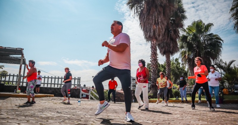 Ejerce Indem y CES segunda edición de las jornadas deportivo-recreativas en la colonia Lomas de Ahuatlán