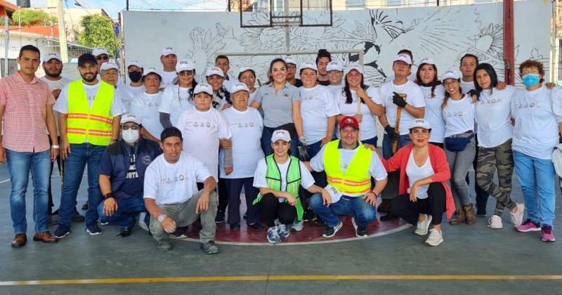 Realiza CES Morelos recuperación de espacios públicos en Cuernavaca
