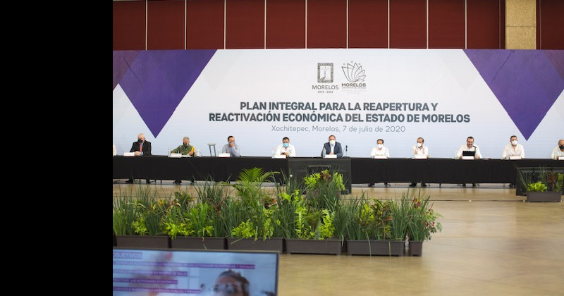 Gobierno y Legislación, eje de política pública del Plan Integral para la Reapertura y Reactivación Económica de Morelos