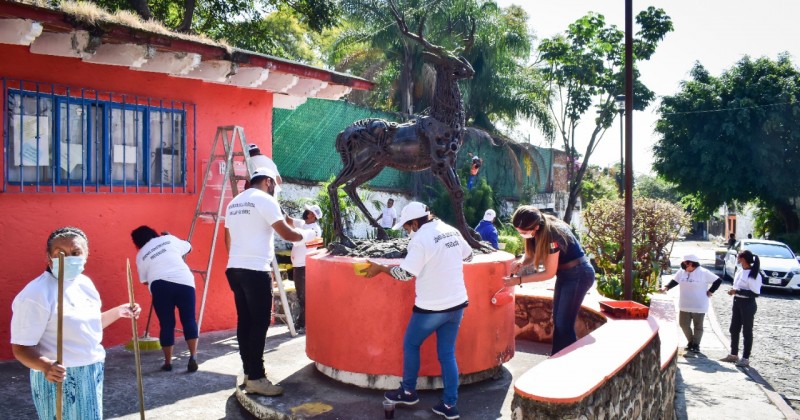 Realiza CES Morelos y Mucpaz recuperación de espacios públicos