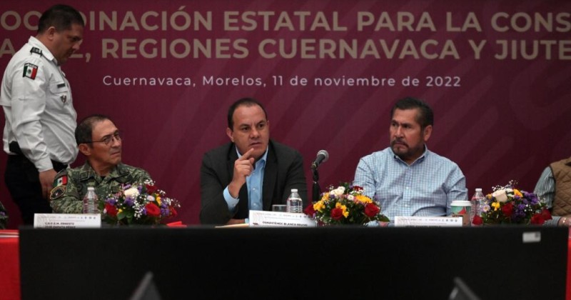 Llama Cuauhtémoc Blanco a alcaldes a asumir la corresponsabilidad para atender el tema de seguridad