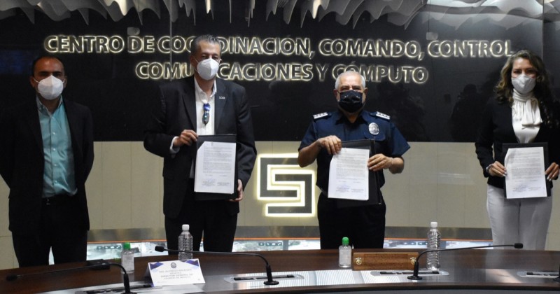 Firma CES Morelos convenio de colaboración con LoJack México para disminuir el robo de vehículos