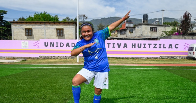 Reconocen en Huitzilac apoyo de Cuauhtémoc Blanco para dignificar la Unidad Deportiva