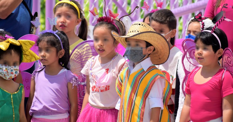 Conmemora Jardín de Niños del Poder Ejecutivo el Natalicio de Benito Juárez