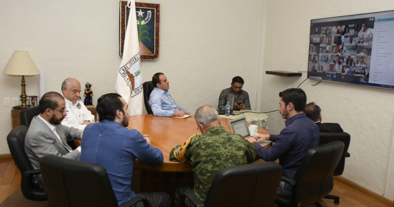 Gobierno de Morelos y de México trabajan para fortalecer la seguridad durante la contingencia por COVID-19