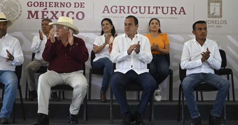 Favorece al campo morelense alianza entre gobierno encabezado por Cuauhtémoc Blanco y federación