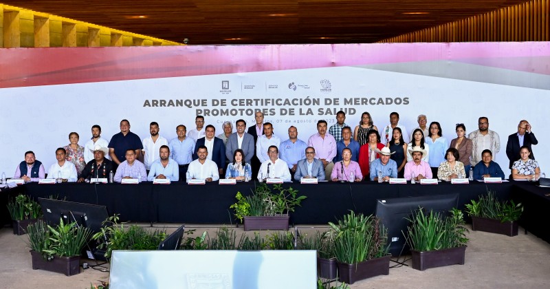 Encabeza Cantú Cuevas arranque de Certificación de Mercados Promotores de Salud