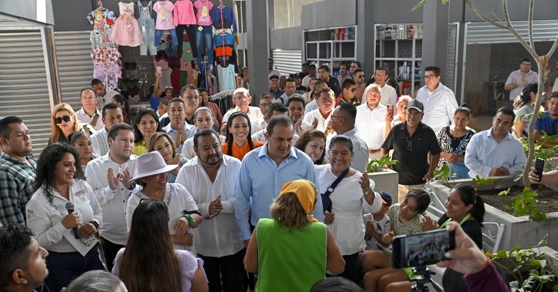 Recuperan Gobierno de Cuauhtémoc Blanco y Sedatu espacios públicos emblemáticos en beneficio de las familias morelenses