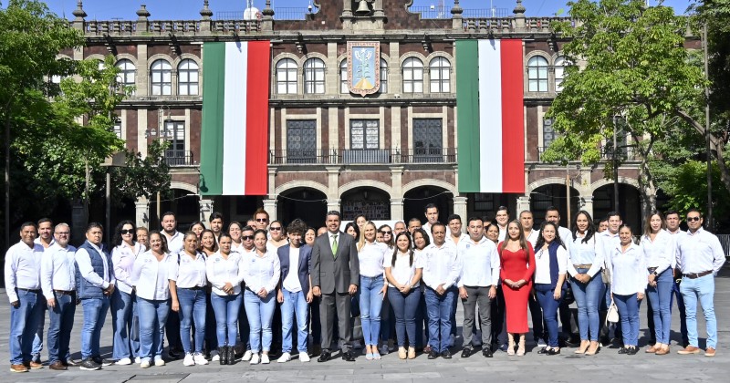 Destaca titular de la Sedeso el vínculo de identidad y respeto hacia Lábaros Patrios