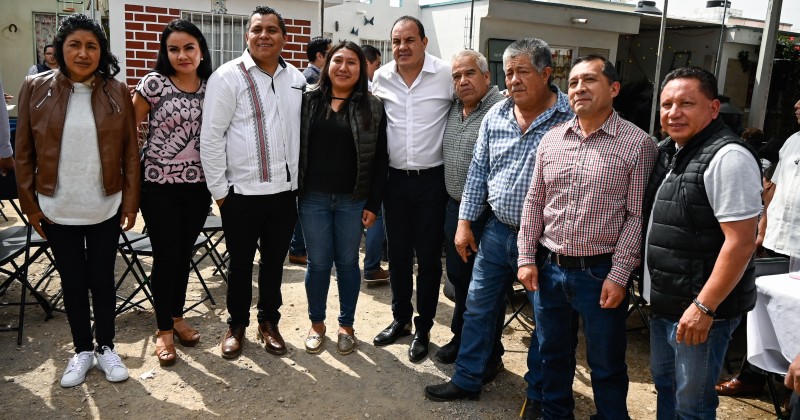 Otorga Gobierno de Cuauhtémoc Blanco certeza jurídica y bienestar a damnificados de Totolapan por el sismo del 19S