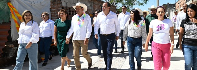 Reconocen en Tepalcingo apoyo y gestiones de Cuauhtémoc Blanco para construcción de obra pública