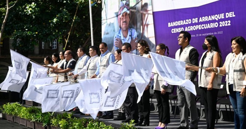 Encabeza Cuauhtémoc Blanco banderazo de arranque del Censo Agropecuario 2022