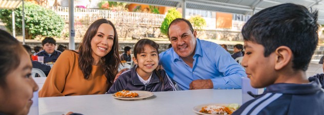 Favorece Gobierno de Cuauhtémoc Blanco el acceso a una sana alimentación de niñas y niños morelenses