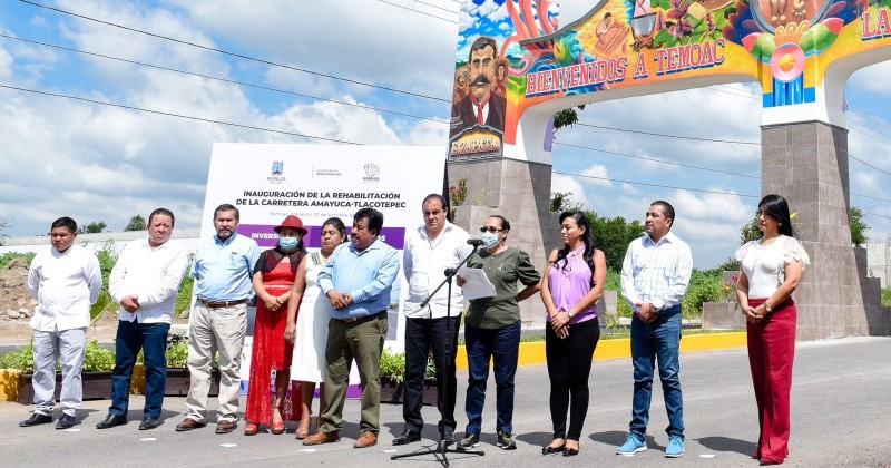Invierte Gobierno de Morelos en infraestructura carretera segura para los morelenses y visitantes