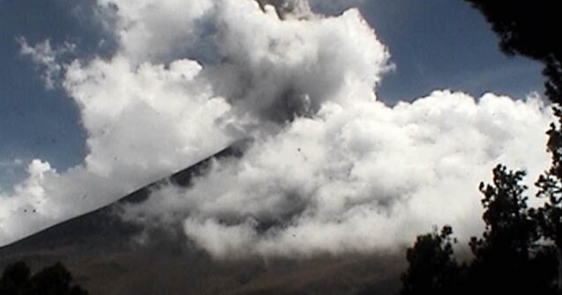 Continúa actividad del Volcán Popocatépetl dentro de los parámetros normales 
