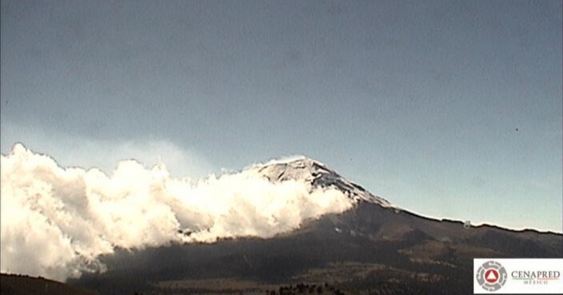 Monitorean permanentemente al Volcán Popocatépetl  