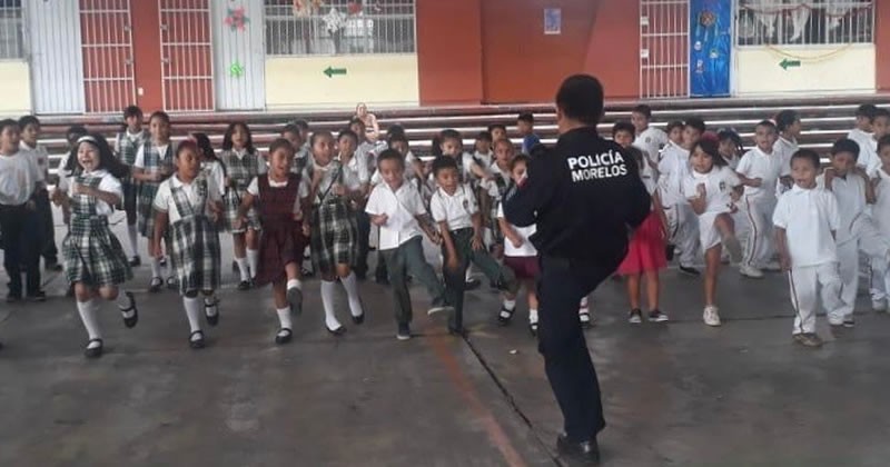 Continúa programa Patrulla Juvenil en Escuelas de Cuernavaca