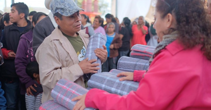 Inicia DIF Morelos entrega de apoyos de la campaña “Por un Morelos sin Frío”