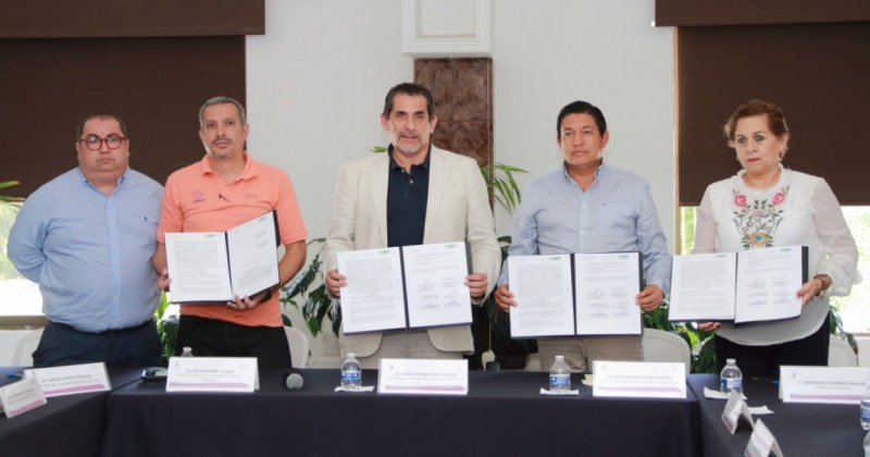Firma SSM convenio de colaboración con Emiliano Zapata