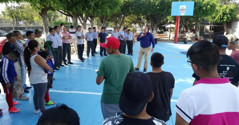 Mejoran espacios deportivos en Morelos 