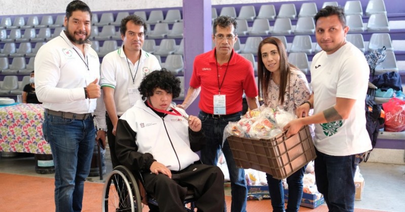 Apoya DIF Morelos con alimentos a atletas con parálisis cerebral 