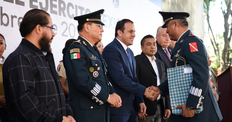 Encabeza Cuauhtémoc Blanco Festejo por el CVI Aniversario del Ejército Mexicano