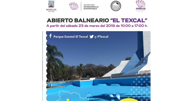 Será reabierto balneario “El Texcal” de Jiutepec