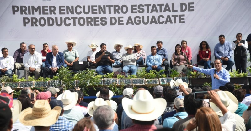 Acuerdan Cuauhtémoc Blanco y productores de aguacate impulsar comercialización sin intermediarios  