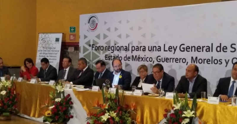 Participa Morelos en sexto Foro Regional para una Ley General de Seguridad Vial