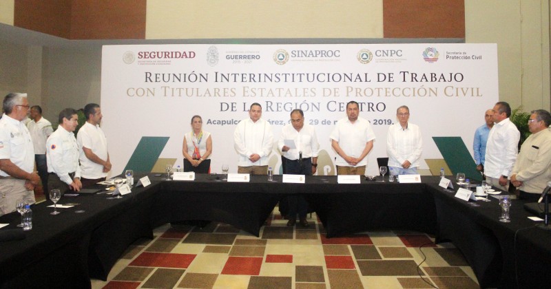 Participa Morelos en reunión regional de Protección Civil  