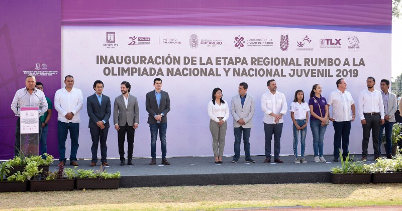 Inicia en Morelos etapa regional rumbo a Olimpiadas Nacionales 2019  