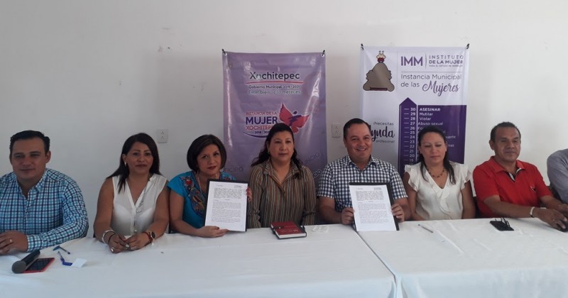 Firman convenio IMM y Xochitepec a favor de políticas de igualdad sustantiva