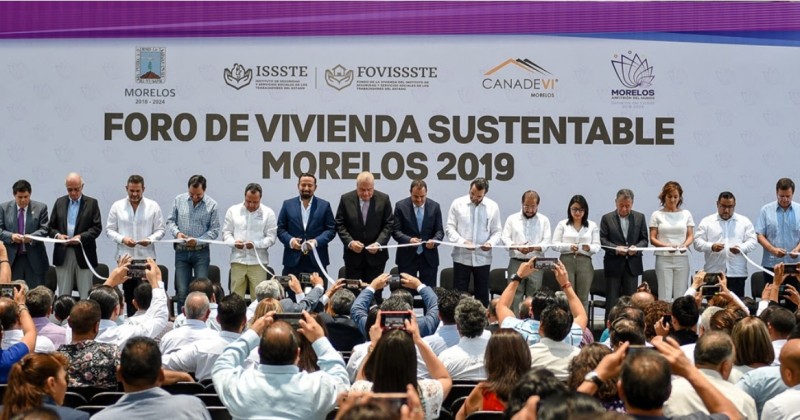 Inaugura Cuauhtémoc Blanco Foro de Vivienda Sustentable