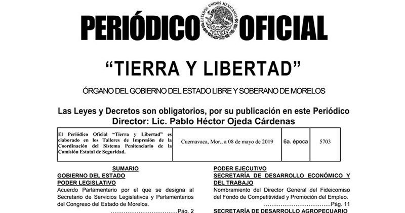 Convoca Gobierno de Morelos a nueva licitación de obra carretera