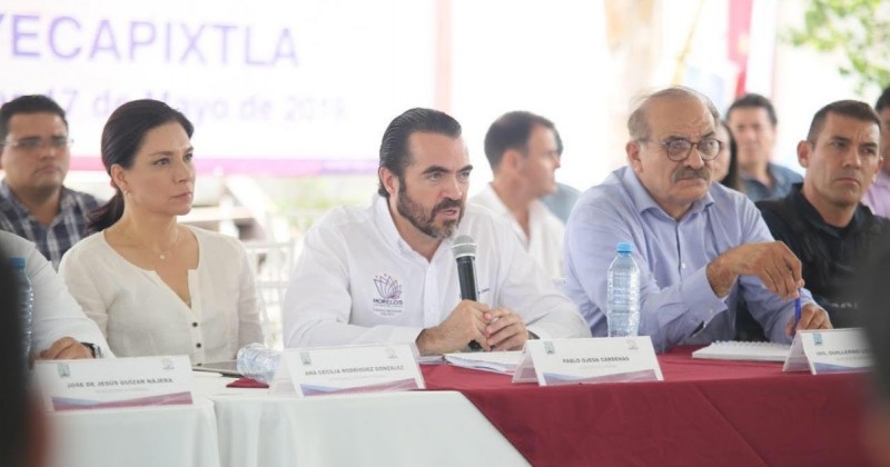 Atiende Poder Ejecutivo necesidades prioritarias de los 36 municipios de Morelos  