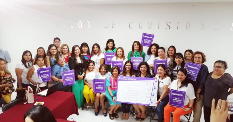 Firman mujeres políticas pacto para la igualdad sustantiva en Morelos